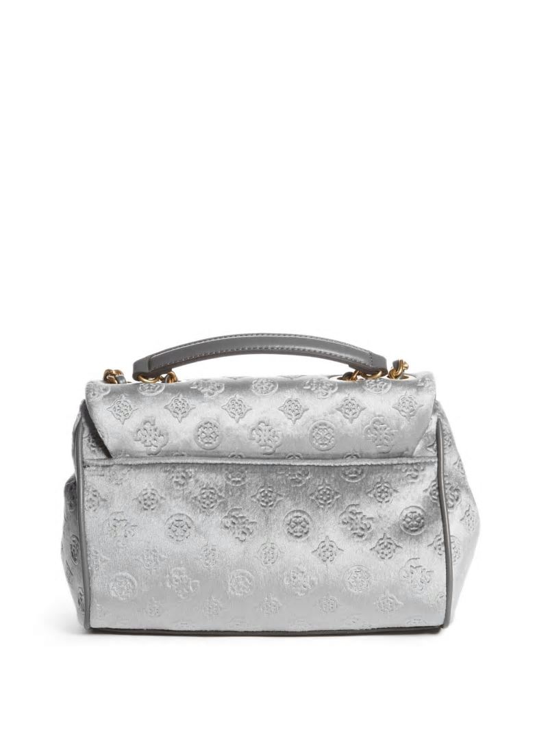 Guess Kimi Logo Convertible Crossbody - Smoke Grey Guess Kimi Logo Convertible Crossbody - Smoke Grey
