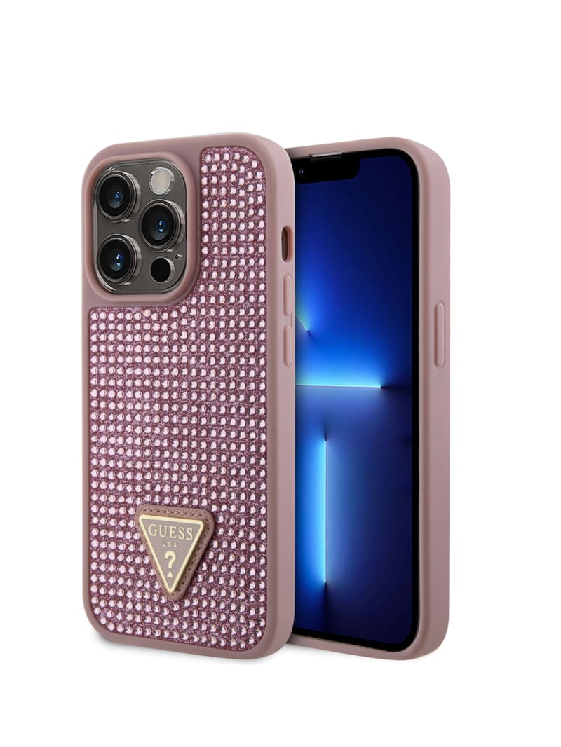 Guess Rhinestone iPhone 14 Pro Case - Silver Guess Rhinestone iPhone 14 Pro Case - Silver