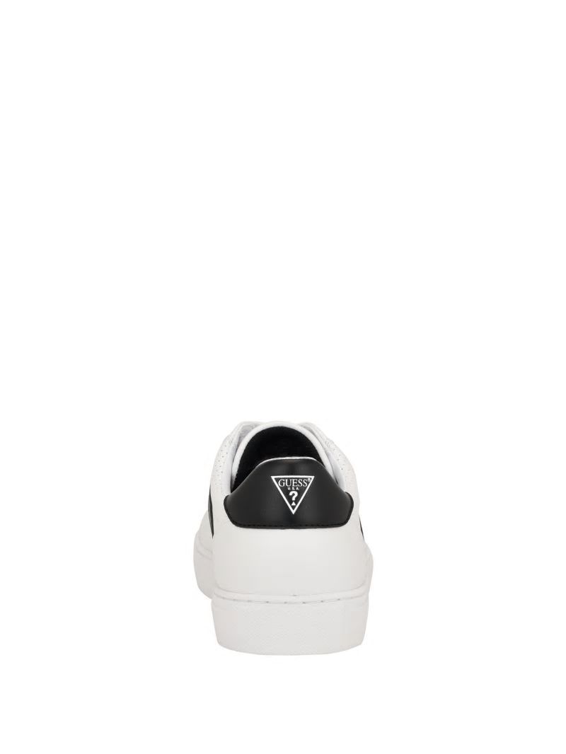 Guess Bixly Signature Stripe Low-Top Sneaker - White Guess Bixly Signature Stripe Low-Top Sneaker - White