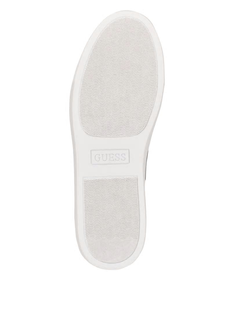 Guess Bixly Signature Stripe Low-Top Sneaker - White Guess Bixly Signature Stripe Low-Top Sneaker - White