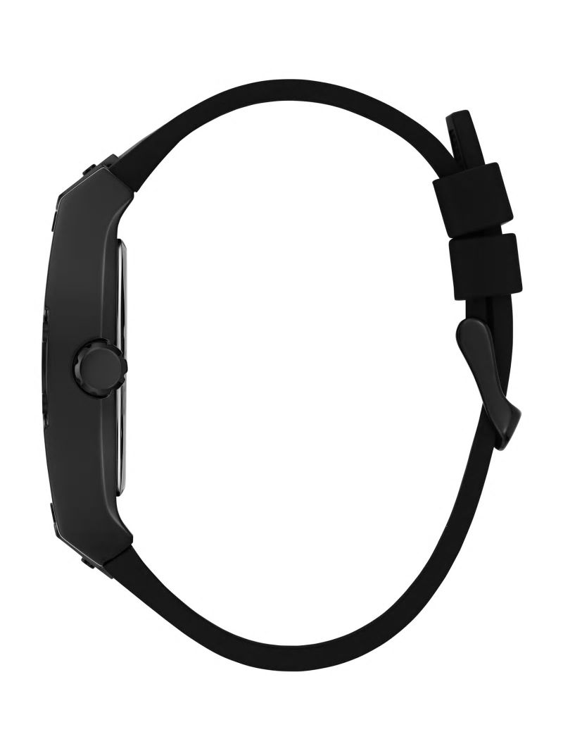 Guess Black Analog Silicon Watch - Black Snakeskin Guess Black Analog Silicon Watch - Black Snakeskin