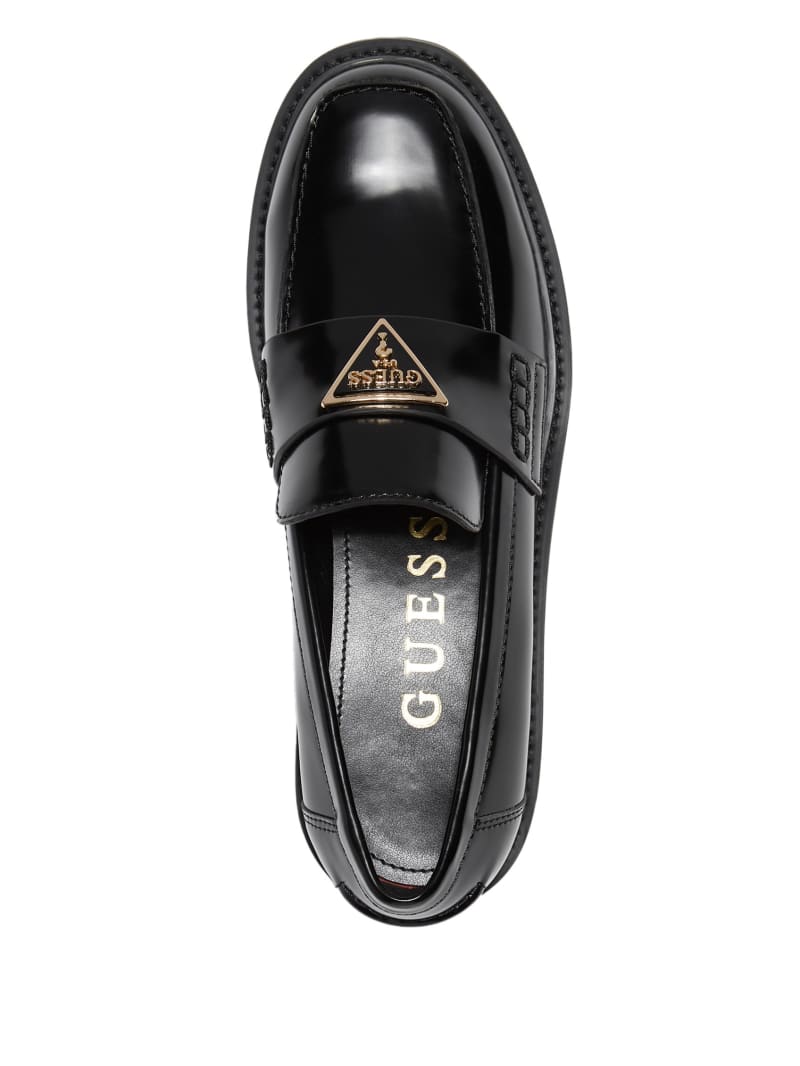 Guess Shatha Triangle Loafers - Black 001 Guess Shatha Triangle Loafers - Black 001