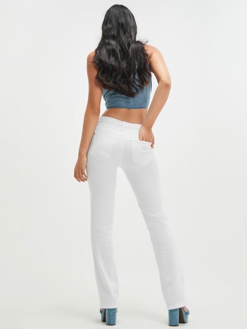 Guess Sexy Straight Jeans - Pure White Guess Sexy Straight Jeans - Pure White