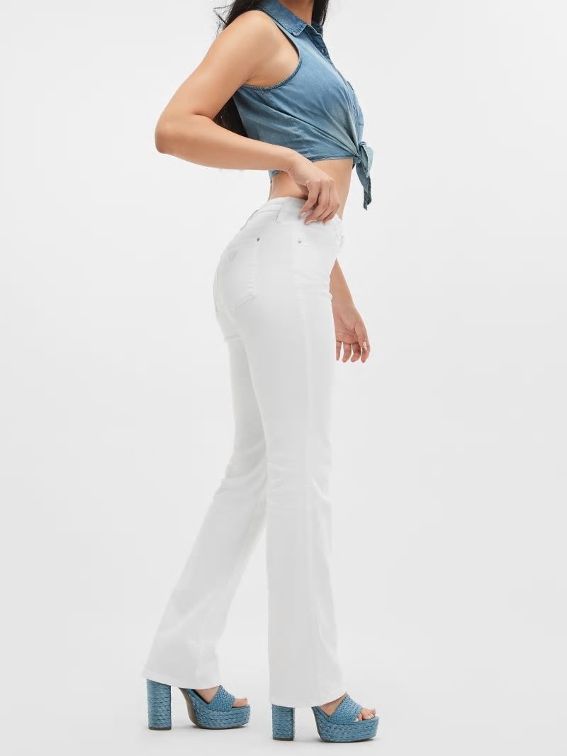 Guess Sexy Straight Jeans - Pure White Guess Sexy Straight Jeans - Pure White