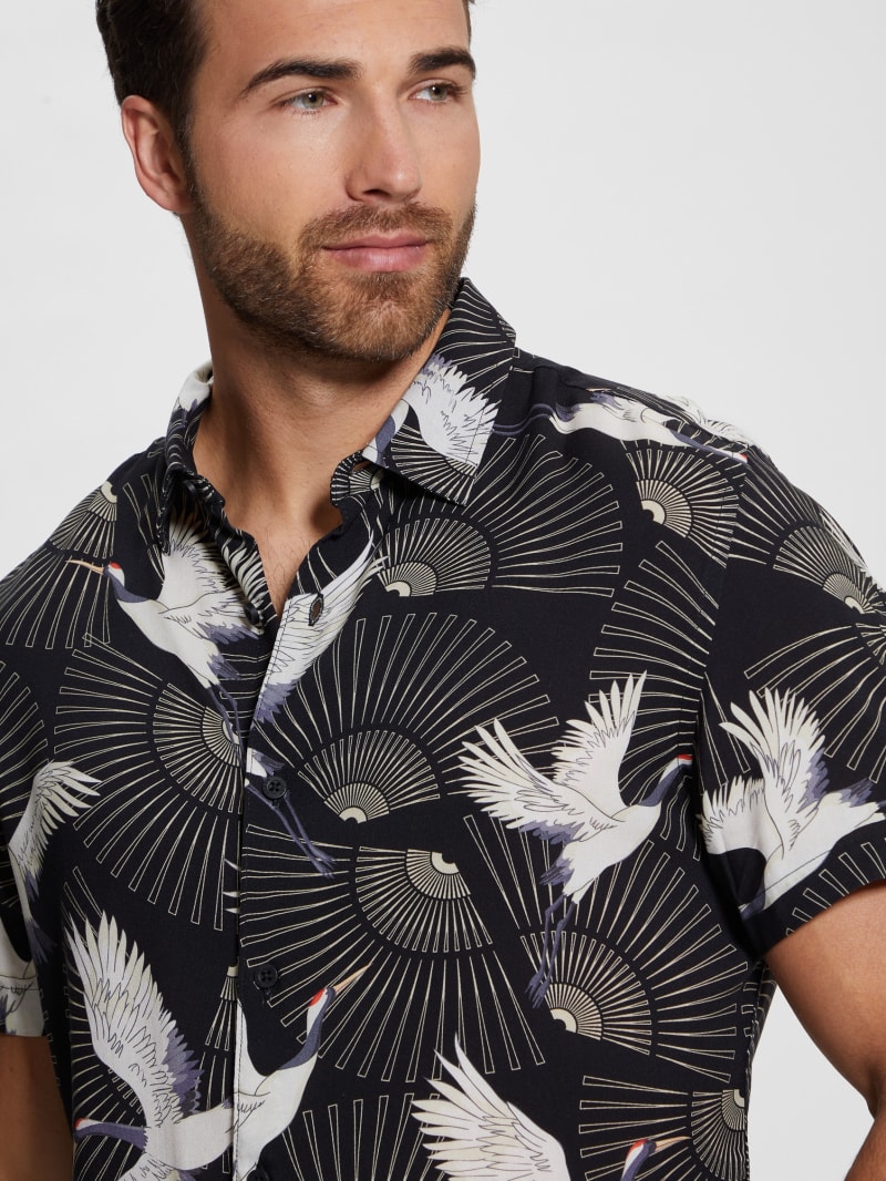 Guess Eco Crane Shirt - Soaring Crane Guess Eco Crane Shirt - Soaring Crane
