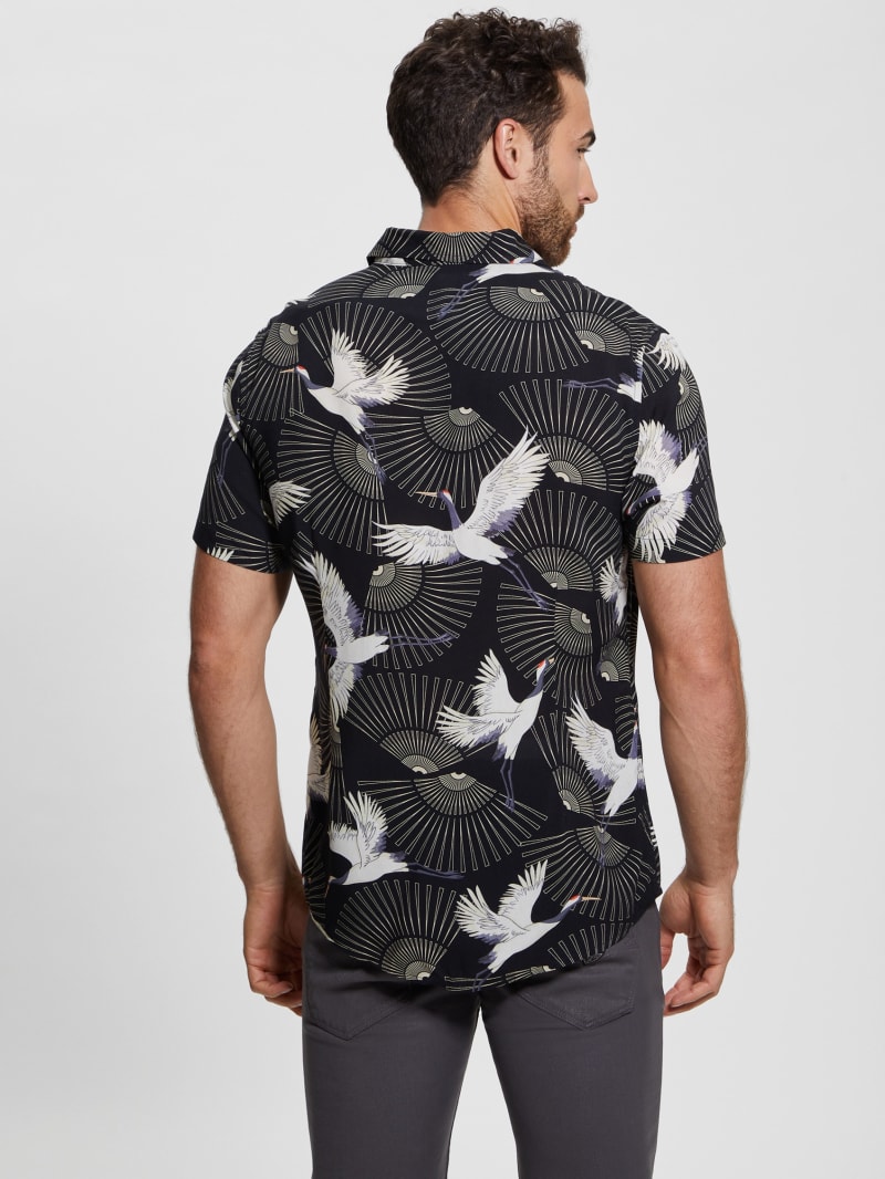 Guess Eco Crane Shirt - Soaring Crane Guess Eco Crane Shirt - Soaring Crane