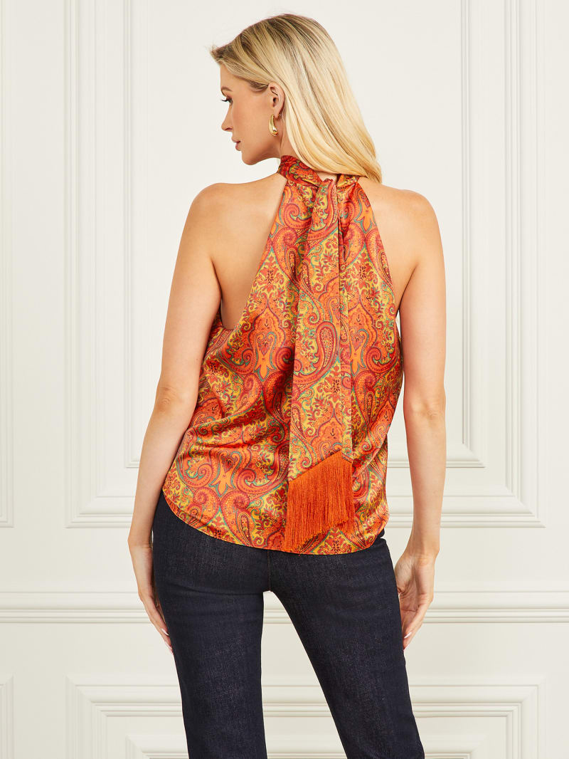Guess Morris Paisley Sleeveless Top - Morris Paisley Print Guess Morris Paisley Sleeveless Top - Morris Paisley Print