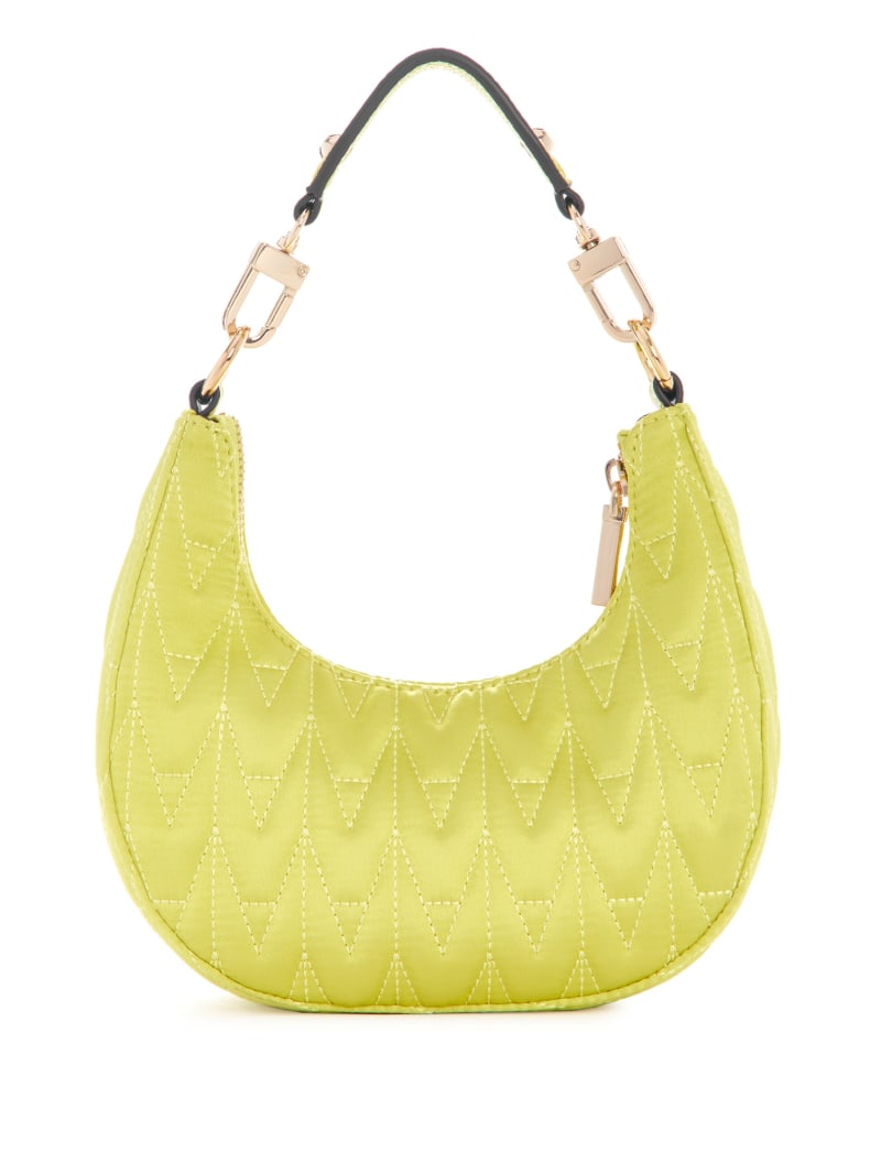 Guess Golden Rock Mini Crescent Hobo Bag - Kiw Guess Golden Rock Mini Crescent Hobo Bag - Kiw