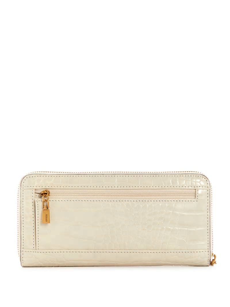 Guess Laurel Large Zip-Around Wallet - Brun/ Egyptian Brown Guess Laurel Large Zip-Around Wallet - Brun/ Egyptian Brown
