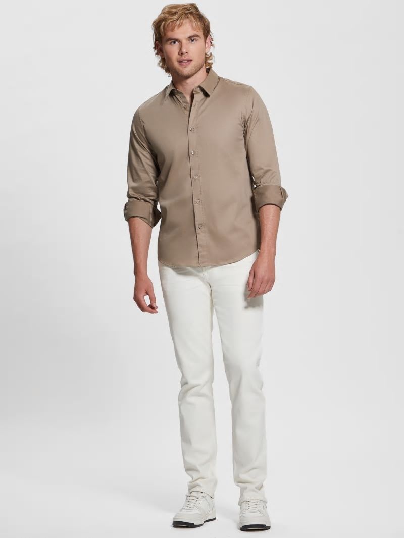 Guess Luxe Stretch Shirt - Champagne Guess Luxe Stretch Shirt - Champagne