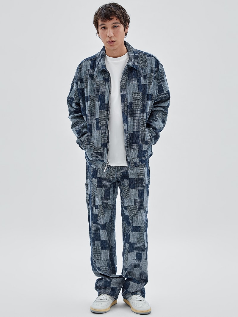 Guess GUESS Originals Denim Patch Shacket - Go Dark Rinse Wash Guess GUESS Originals Denim Patch Shacket - Go Dark Rinse Wash