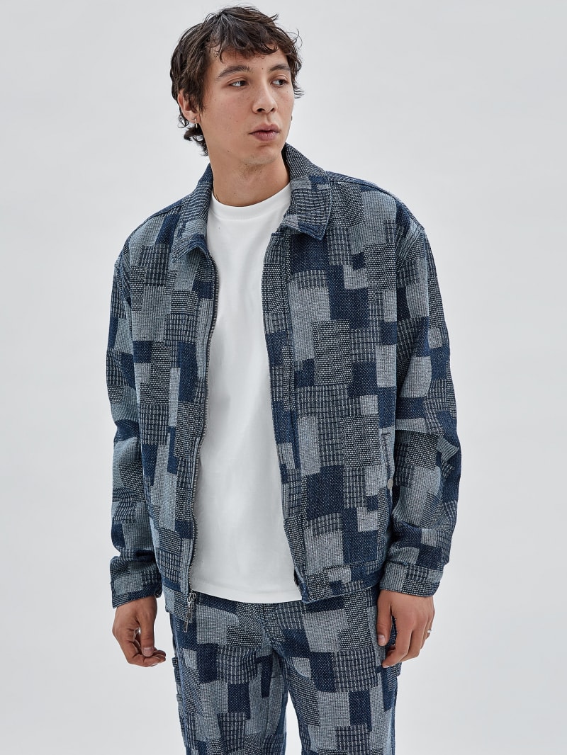 Guess GUESS Originals Denim Patch Shacket - Go Dark Rinse Wash Guess GUESS Originals Denim Patch Shacket - Go Dark Rinse Wash