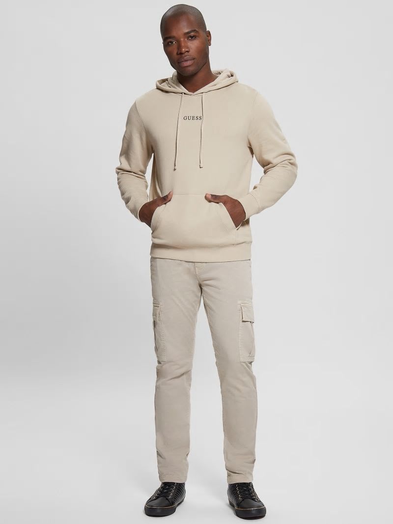 Guess Eco Roy Logo Hoodie - Nomad Guess Eco Roy Logo Hoodie - Nomad