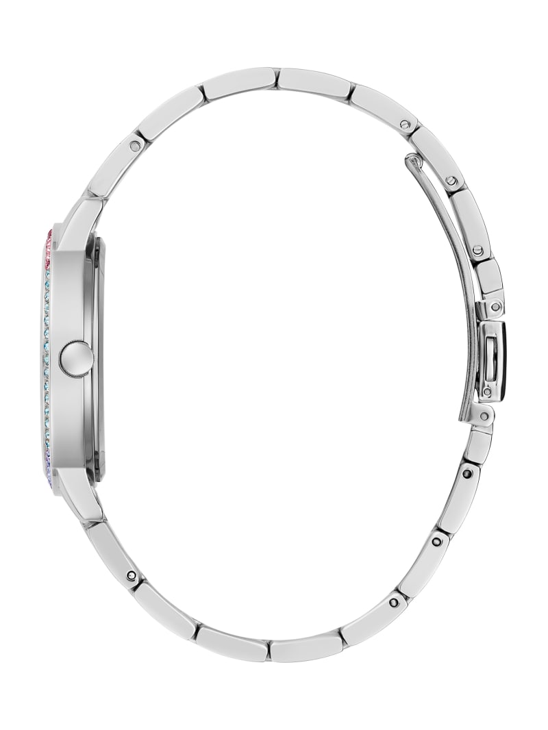 Guess Silver-Tone Analog Watch - Silver Guess Silver-Tone Analog Watch - Silver