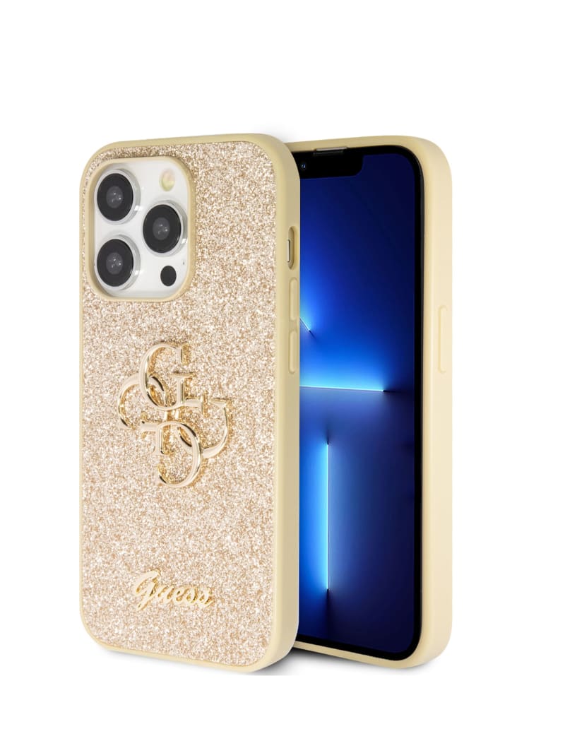 Guess Glitter iPhone 14 Pro Case - Gold Guess Glitter iPhone 14 Pro Case - Gold