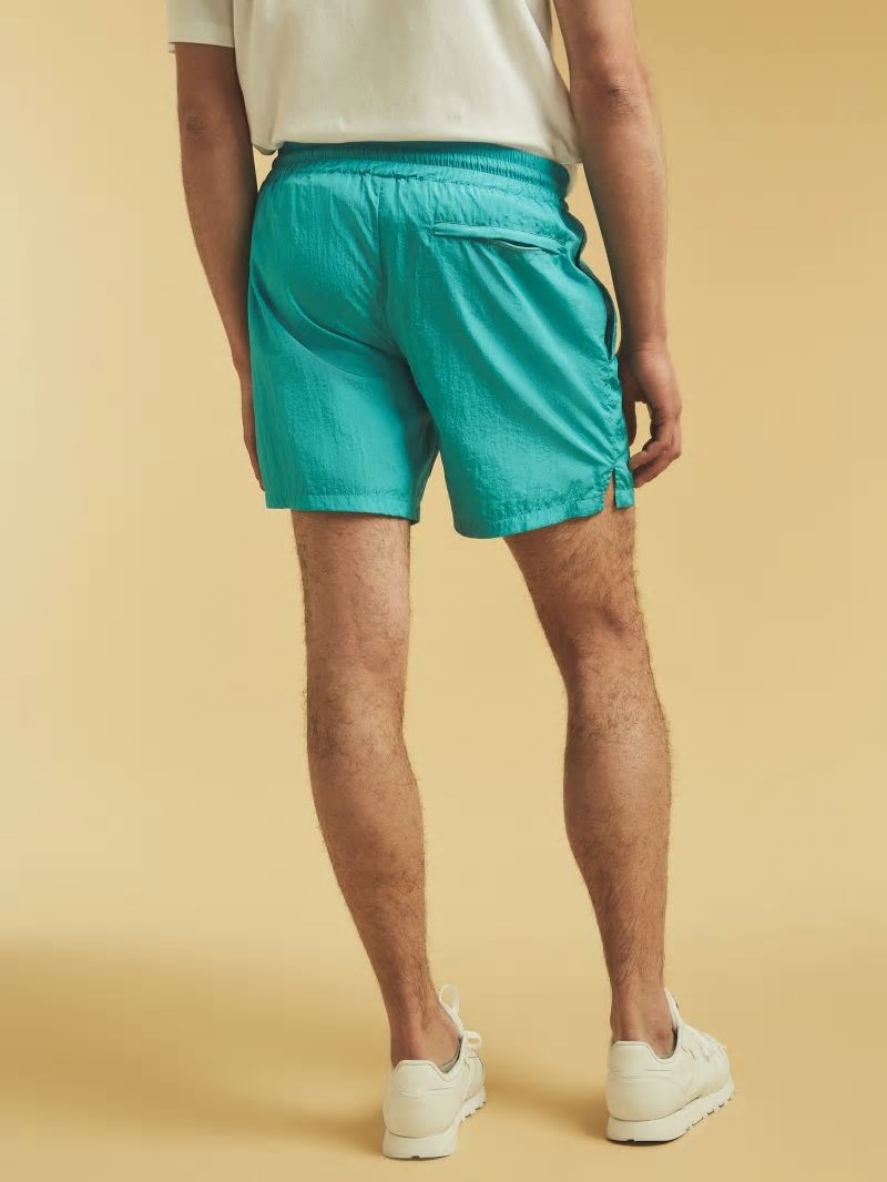 Guess GUESS Originals Kit Nylon Shorts - Paraiso Blue Guess GUESS Originals Kit Nylon Shorts - Paraiso Blue