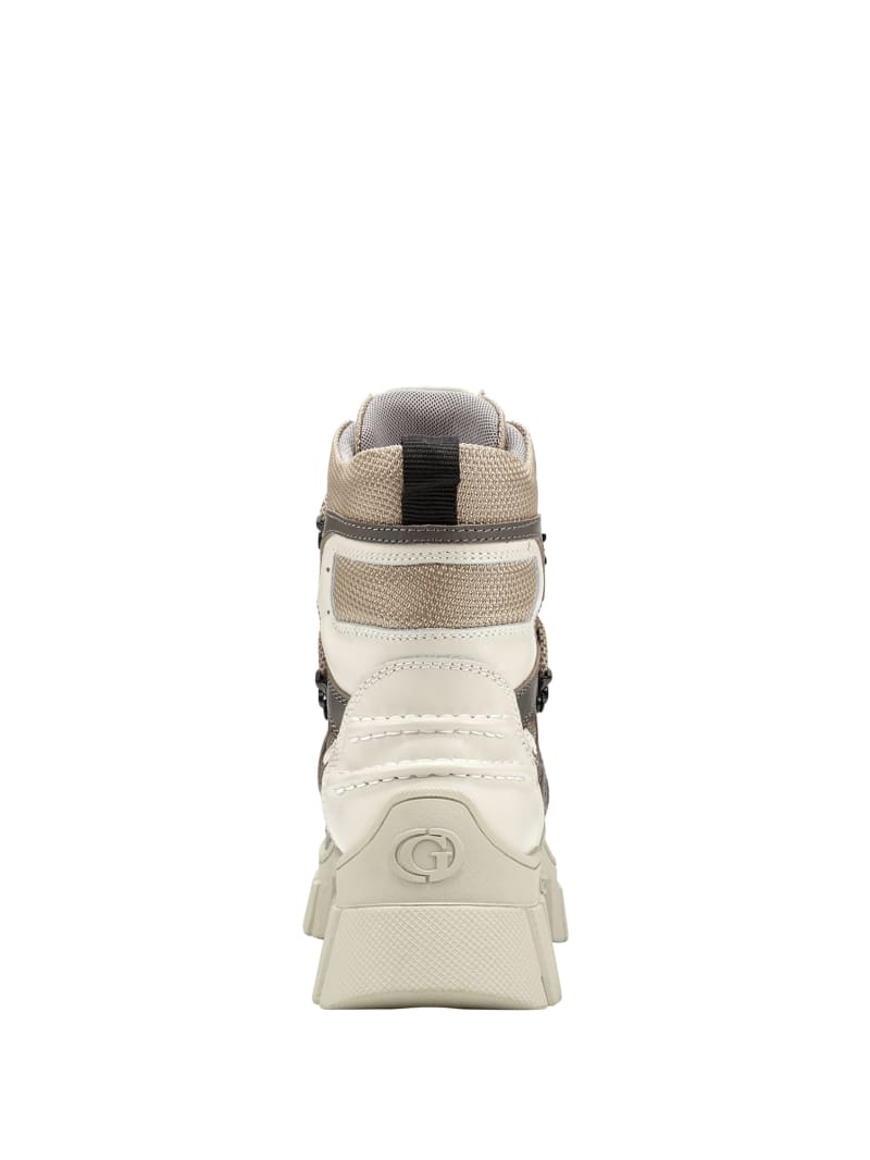 Guess Haler Hiker Boots - Medium Natural 101 Guess Haler Hiker Boots - Medium Natural 101