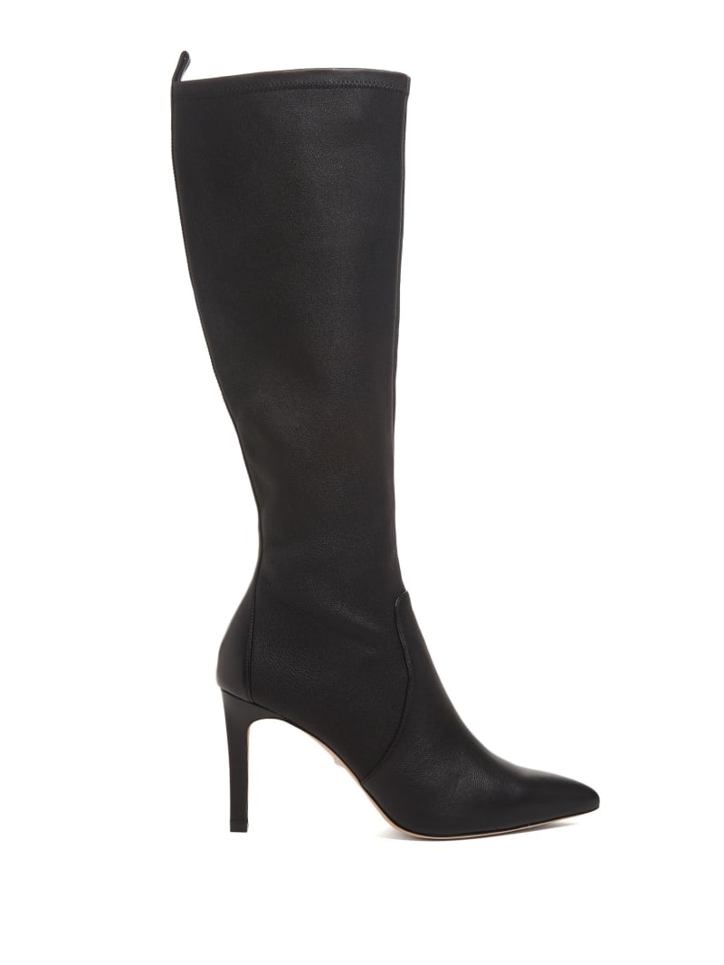Guess Campbell Tall Boots - Black Snakeskin Guess Campbell Tall Boots - Black Snakeskin