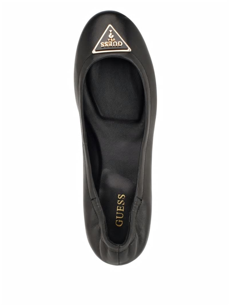 Guess Triangle Black Ballet Flats - Black 002 Guess Triangle Black Ballet Flats - Black 002