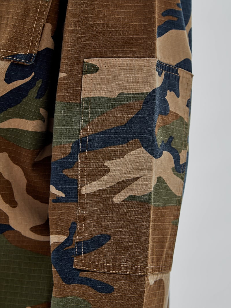 Guess GUESS Originals Ripstop Overshirt - Surplus Camo Guess GUESS Originals Ripstop Overshirt - Surplus Camo