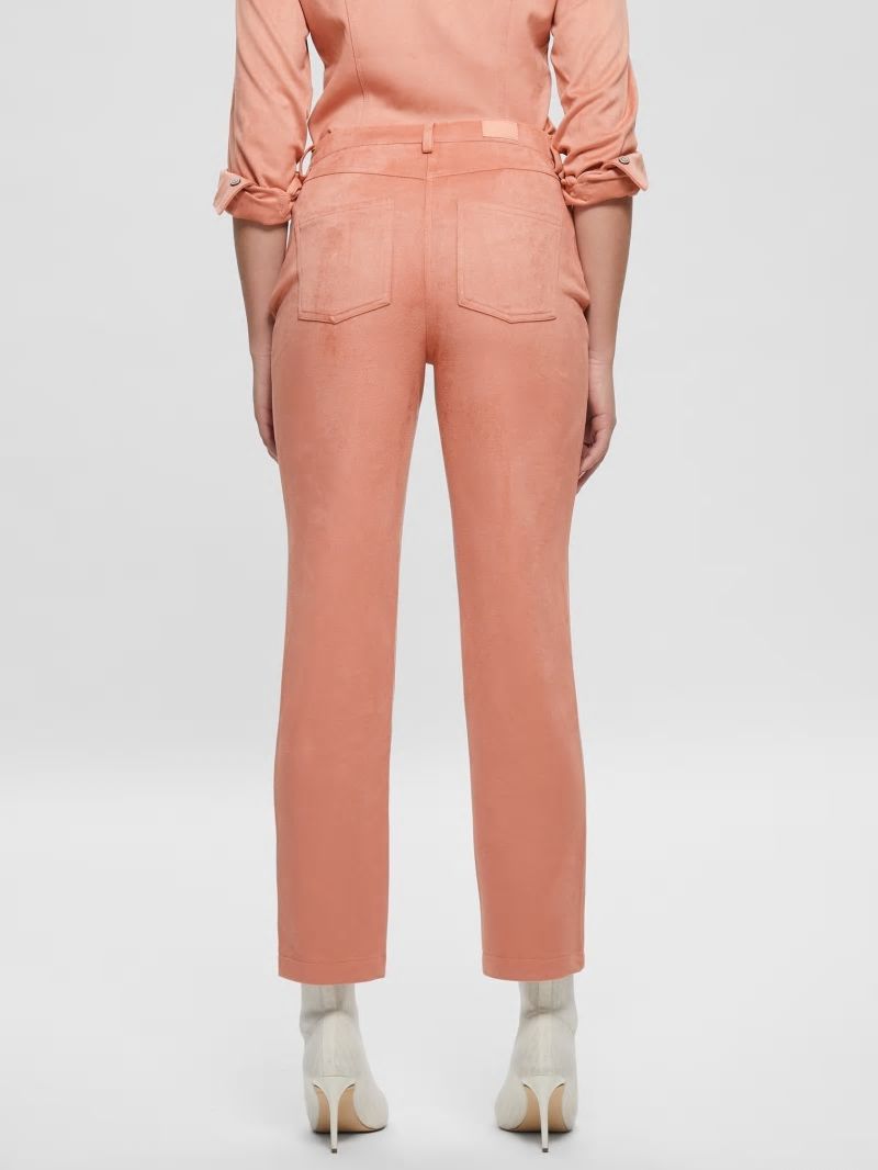 Guess Kelly Straight Pants - Satin Rose Guess Kelly Straight Pants - Satin Rose