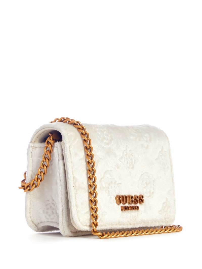 Guess Fynna Micro Mini Bag - White Guess Fynna Micro Mini Bag - White