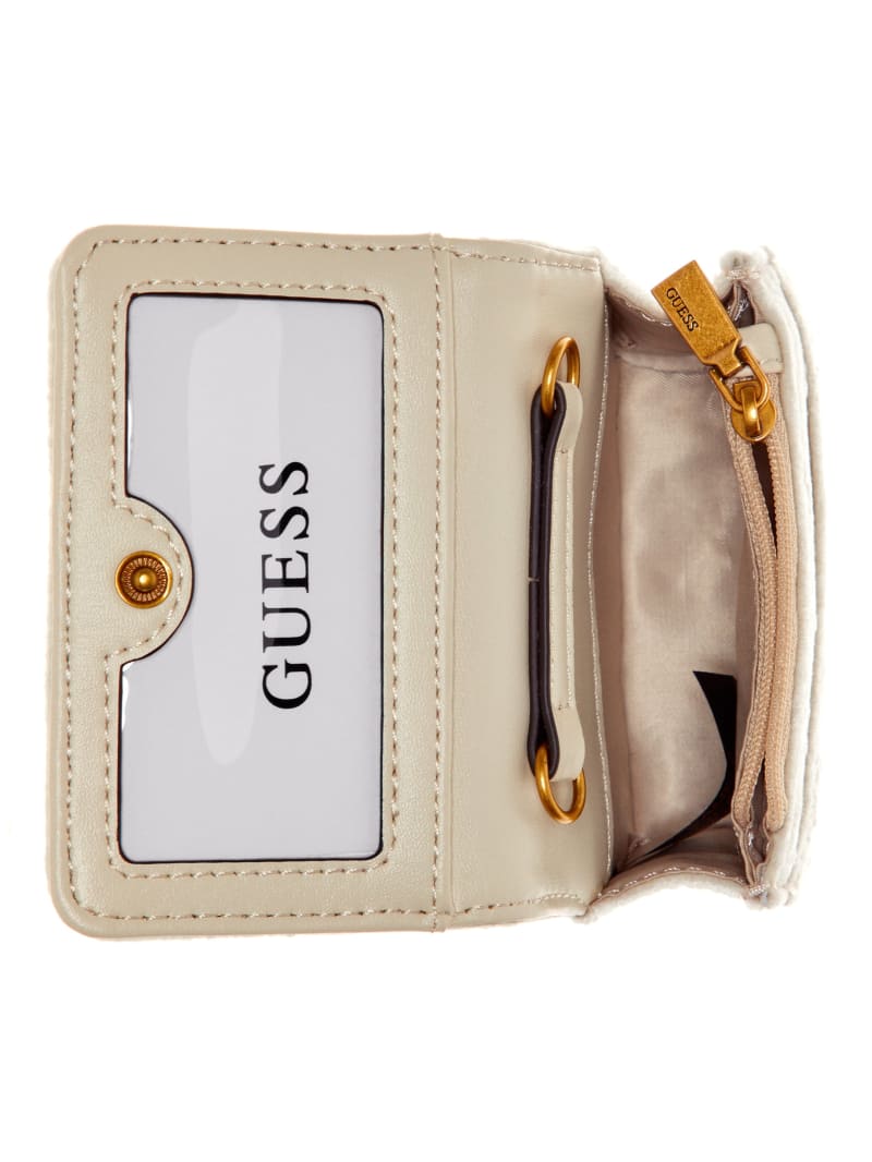 Guess Fynna Micro Mini Bag - White Guess Fynna Micro Mini Bag - White