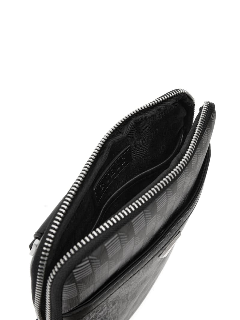 Guess Eco G Wave Crossbody - Black Floral Print Guess Eco G Wave Crossbody - Black Floral Print