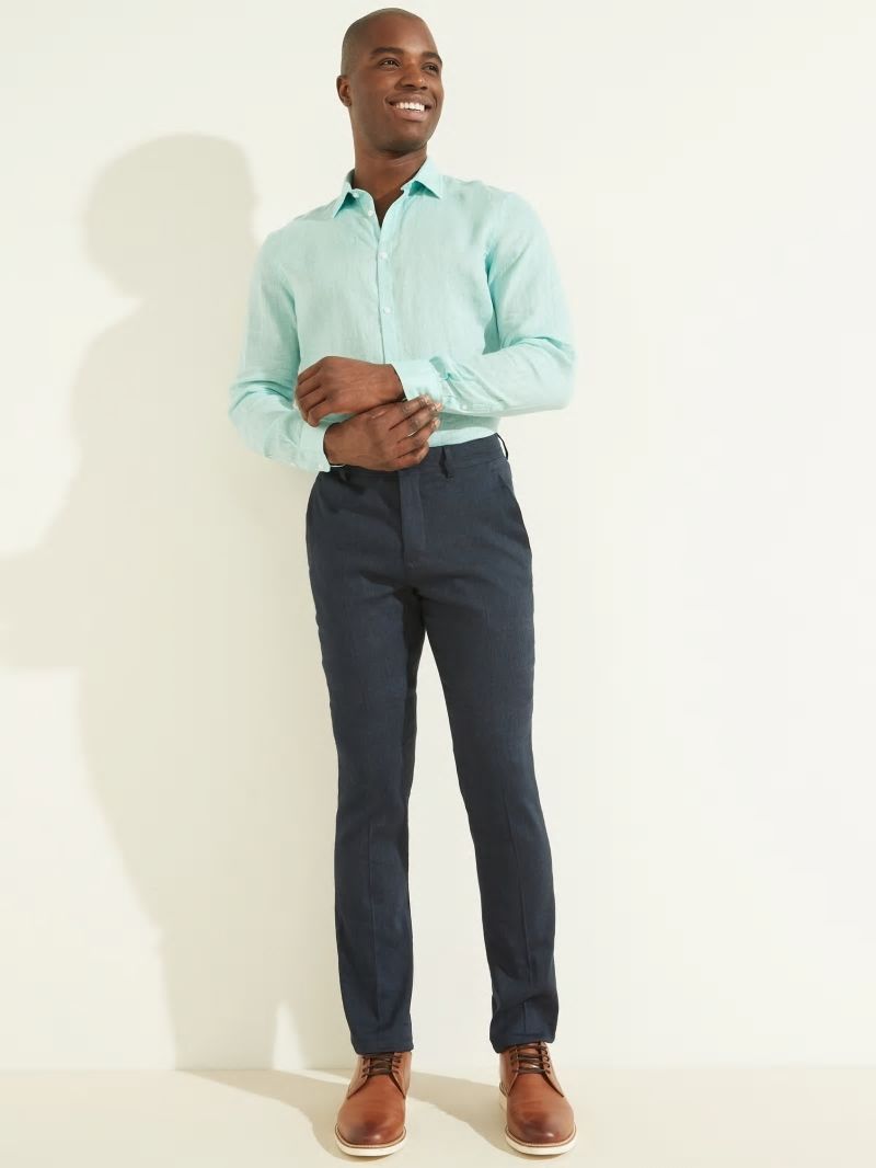 Guess Classic Chino Pant - Silk Blue Guess Classic Chino Pant - Silk Blue