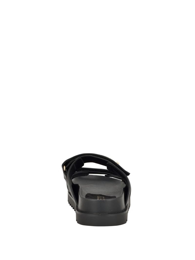 Guess Fabulon Two-Strap Slides - Black 001 Guess Fabulon Two-Strap Slides - Black 001