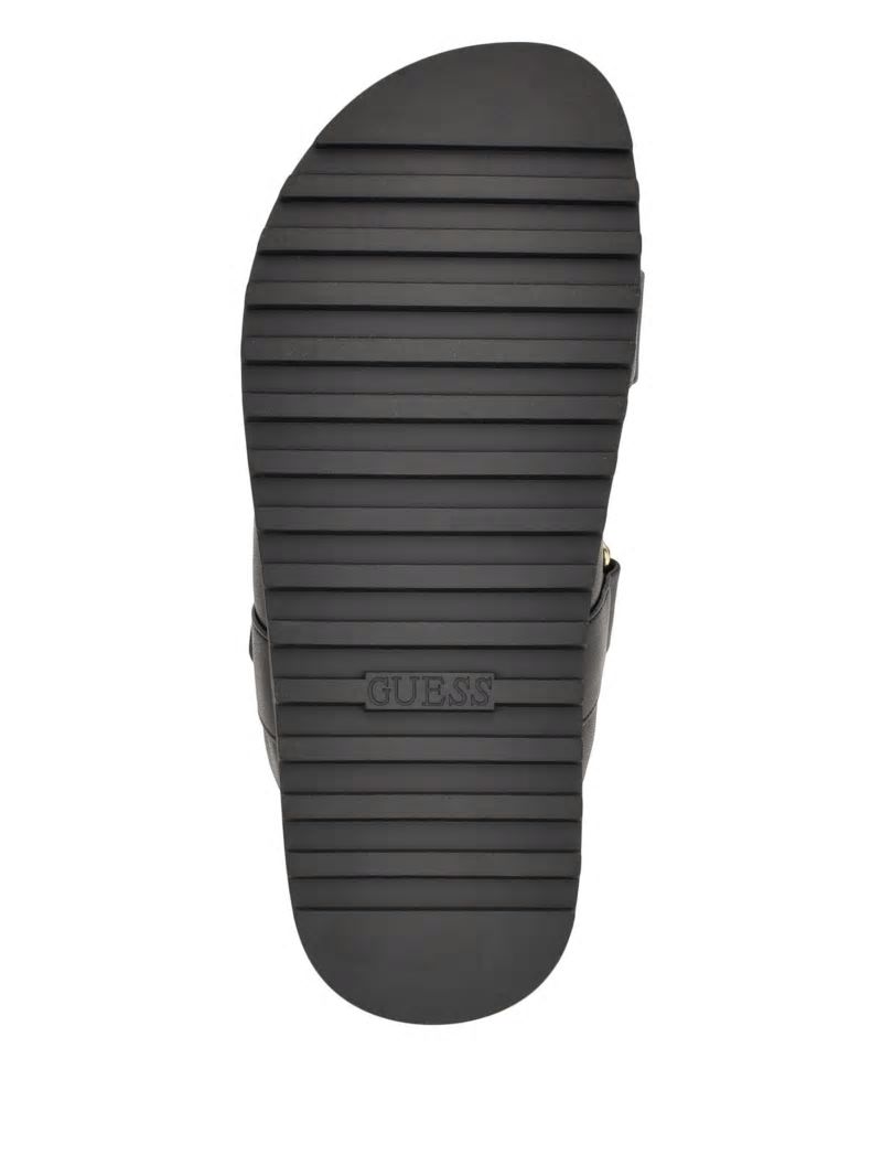 Guess Fabulon Two-Strap Slides - Black 001 Guess Fabulon Two-Strap Slides - Black 001