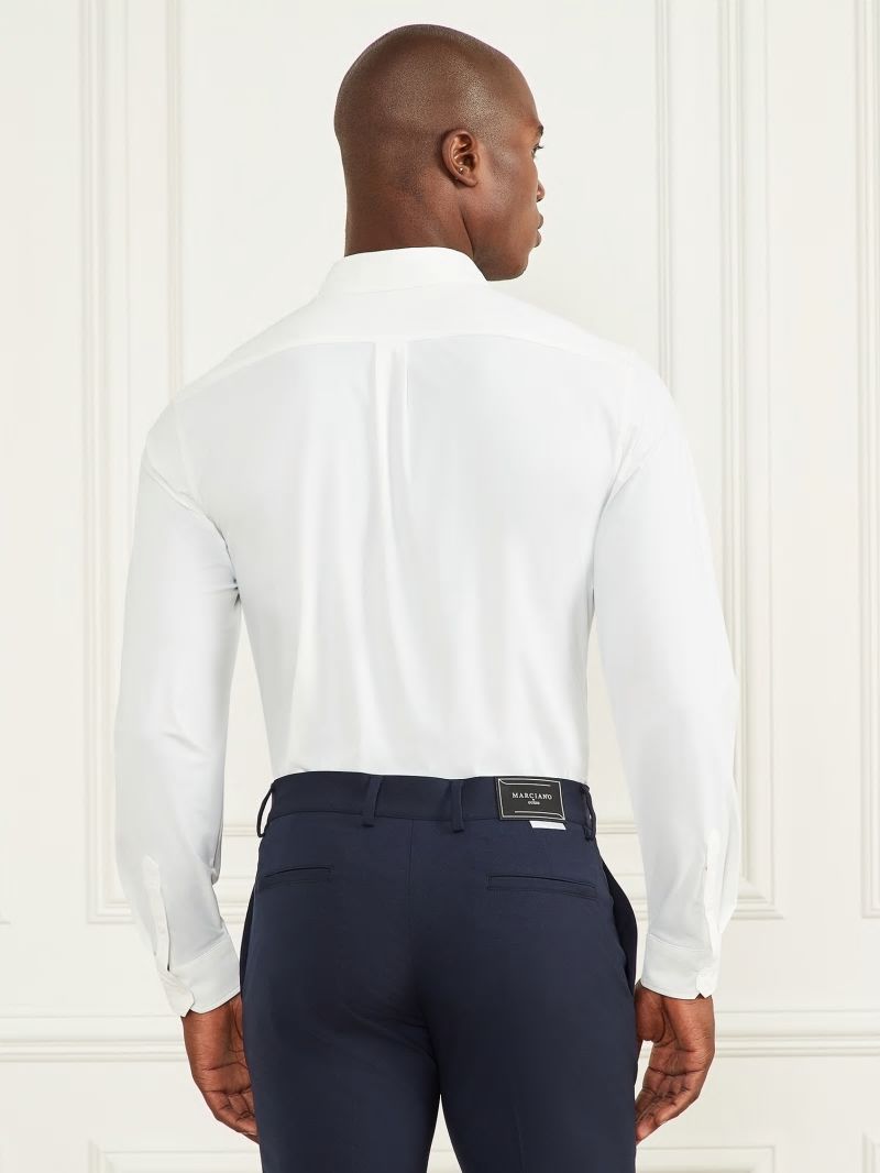 Guess Formal Button-Up Shirt - Pure White Guess Formal Button-Up Shirt - Pure White