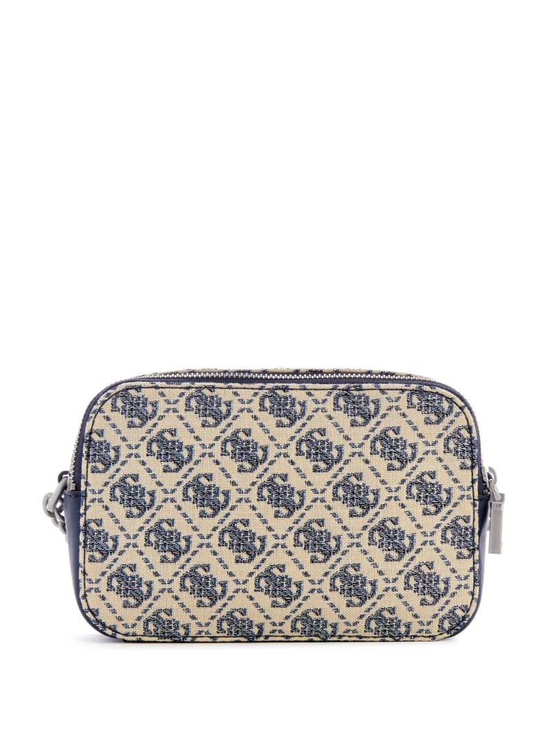 Guess Izzy Glitter Camera Bag - Navy Logo Guess Izzy Glitter Camera Bag - Navy Logo