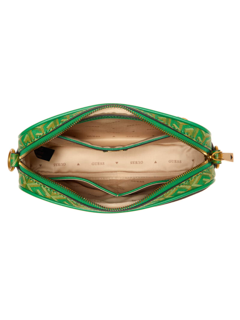 Guess Vikky Camera Bag - Forest Logo Guess Vikky Camera Bag - Forest Logo