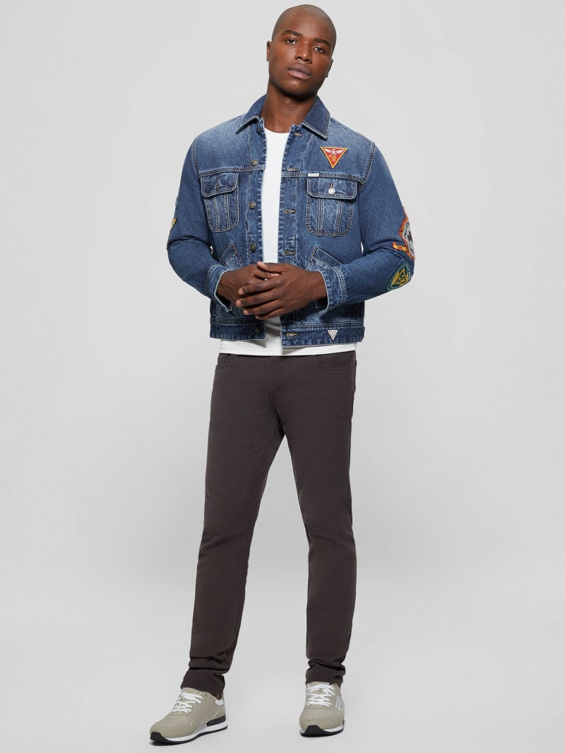 Guess Dean Signature Denim Jacket - Clubhouse Guess Dean Signature Denim Jacket - Clubhouse