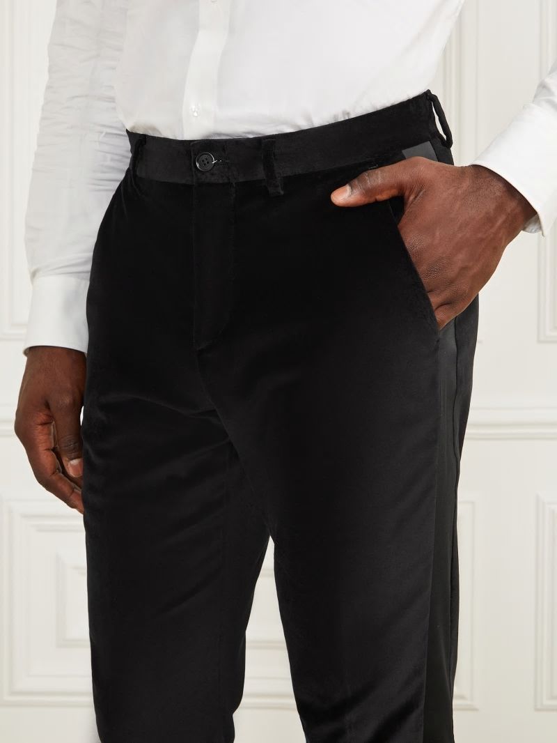 Guess Warren Smoking Pant - Black Guess Warren Smoking Pant - Black