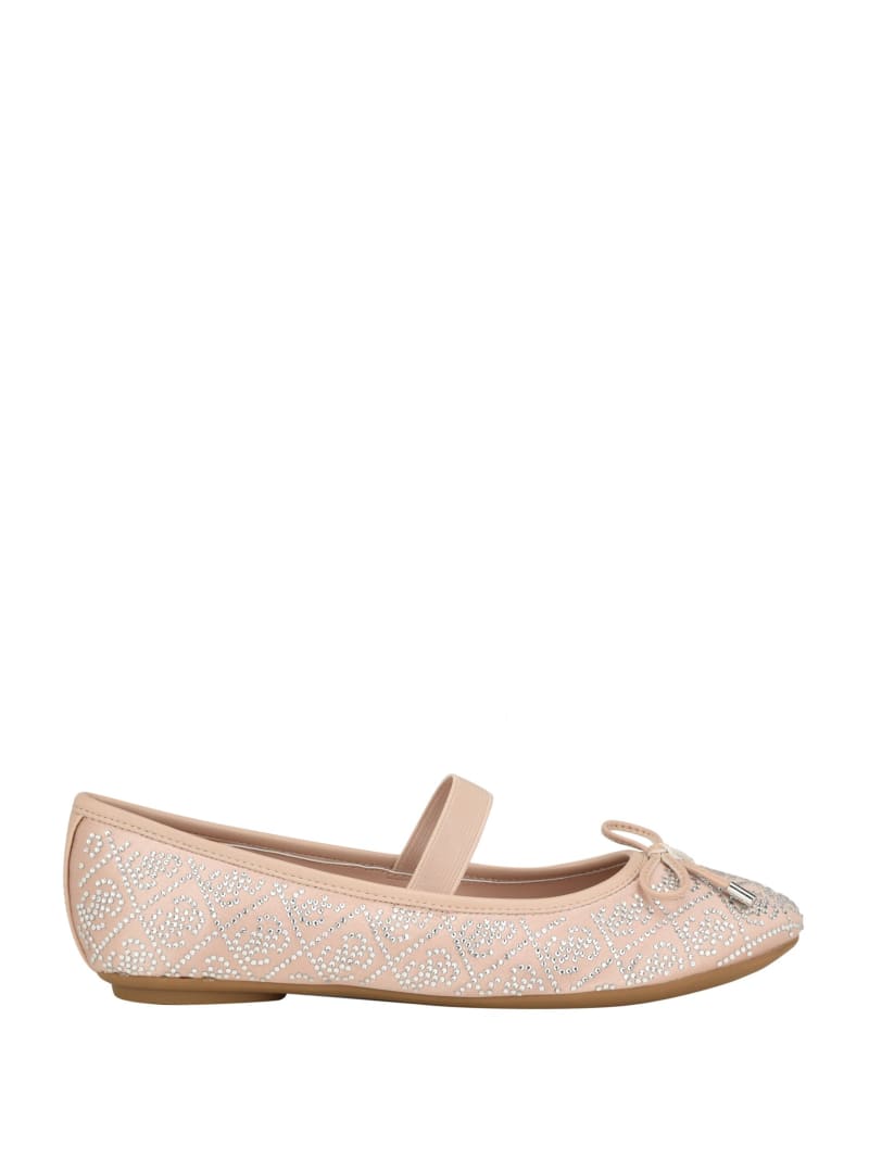 Guess Kairo Single-Strap Ballet Flats - Light Natural 110 Guess Kairo Single-Strap Ballet Flats - Light Natural 110