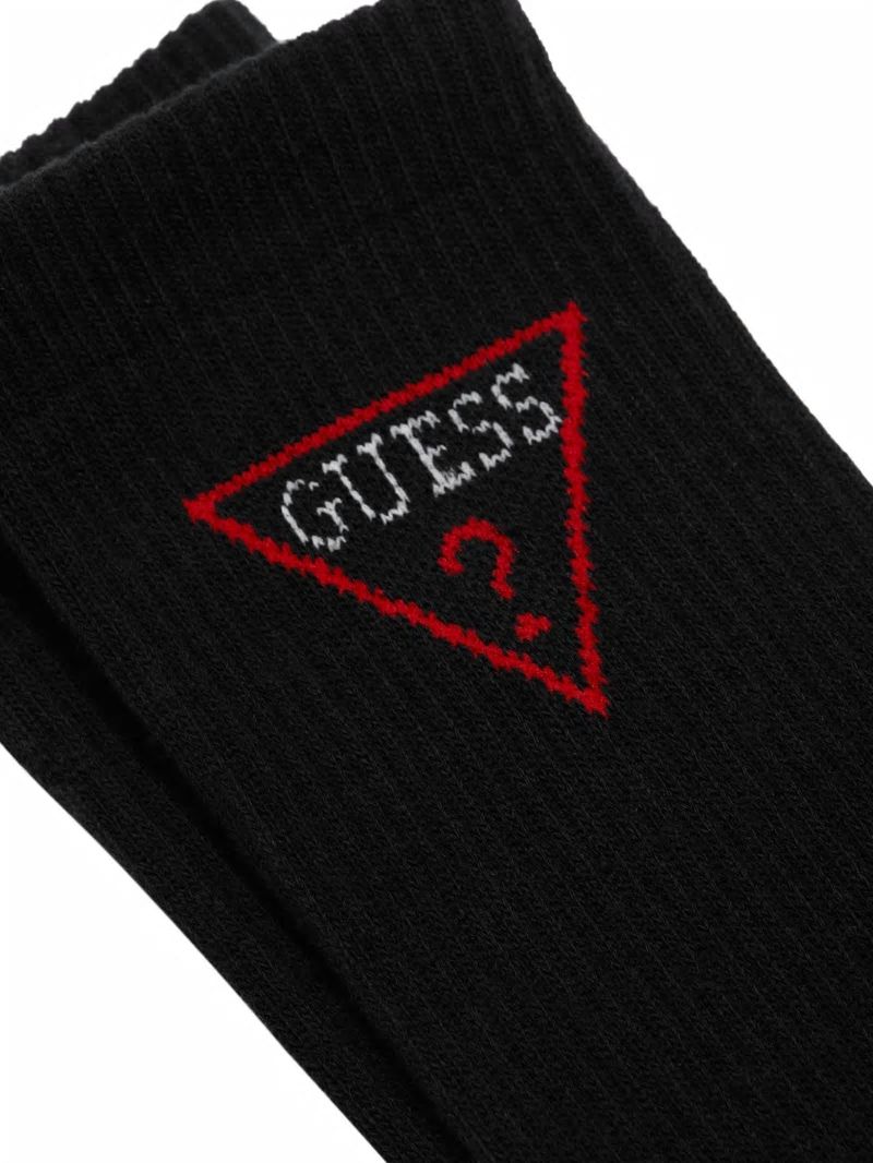 Guess GUESS Originals Paolo Logo Socks - Black Guess GUESS Originals Paolo Logo Socks - Black
