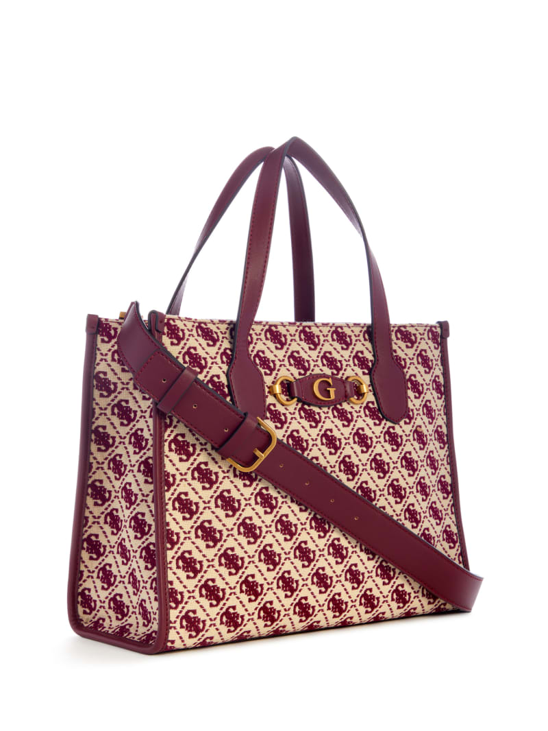 Guess Izzy Jacquard Logo Tote - Montego Wash Guess Izzy Jacquard Logo Tote - Montego Wash