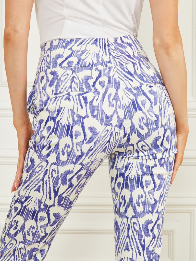 Guess Shelly Printed Pant - Substance Blue Print Guess Shelly Printed Pant - Substance Blue Print