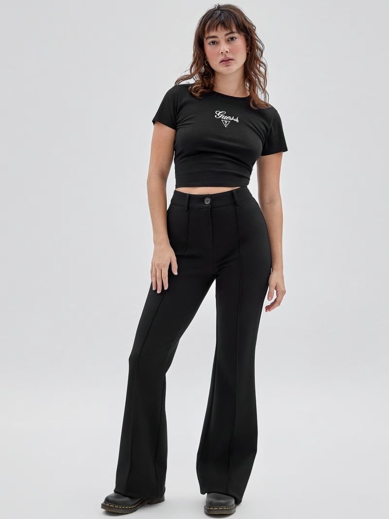 Guess GUESS Originals Pintuck Flared Pants - Black Guess GUESS Originals Pintuck Flared Pants - Black