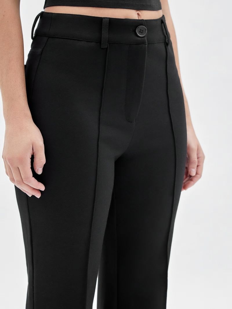 Guess GUESS Originals Pintuck Flared Pants - Black Guess GUESS Originals Pintuck Flared Pants - Black