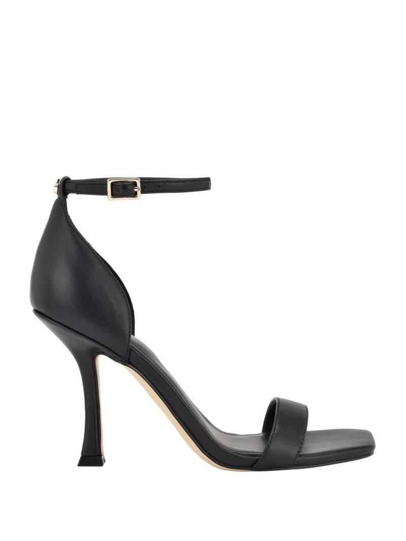 Guess Yael Leather Heels - Black 001 Guess Yael Leather Heels - Black 001