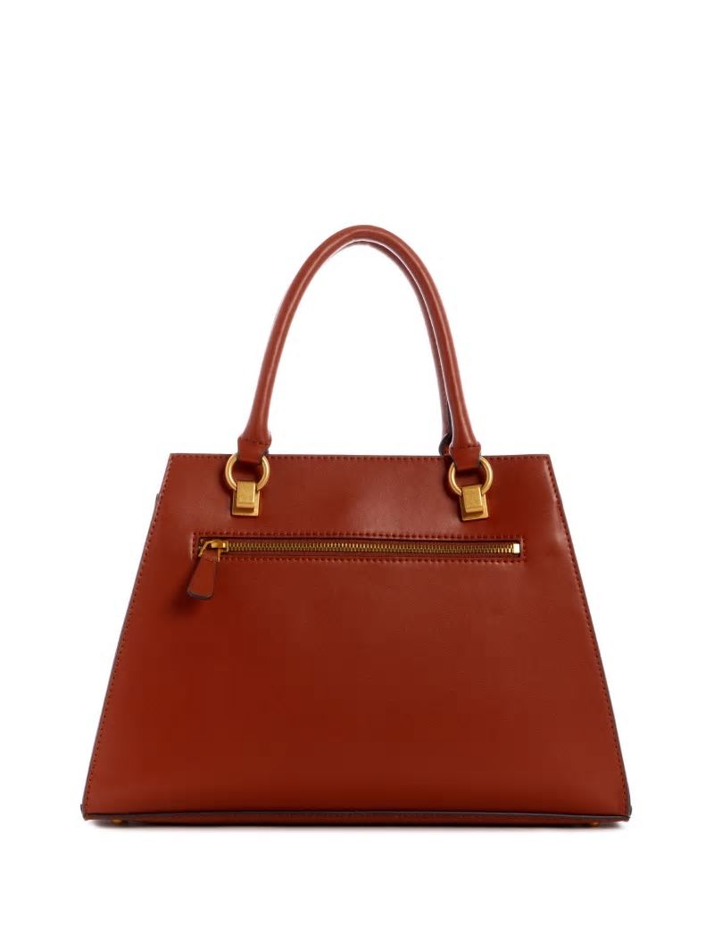Guess Stephi Girlfriend Satchel - Whiskey Guess Stephi Girlfriend Satchel - Whiskey