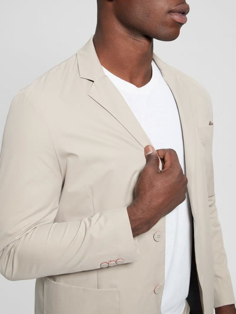 Guess Tech-Stretch Blazer - Pasadena Stone Guess Tech-Stretch Blazer - Pasadena Stone