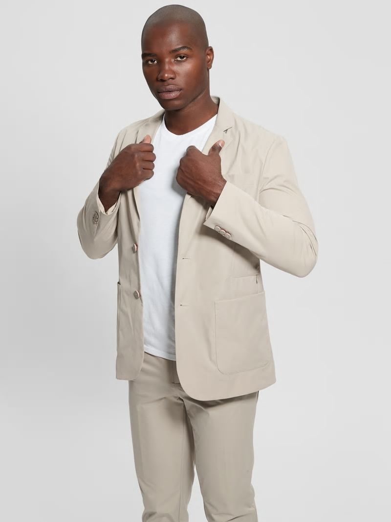 Guess Tech-Stretch Blazer - Pasadena Stone Guess Tech-Stretch Blazer - Pasadena Stone