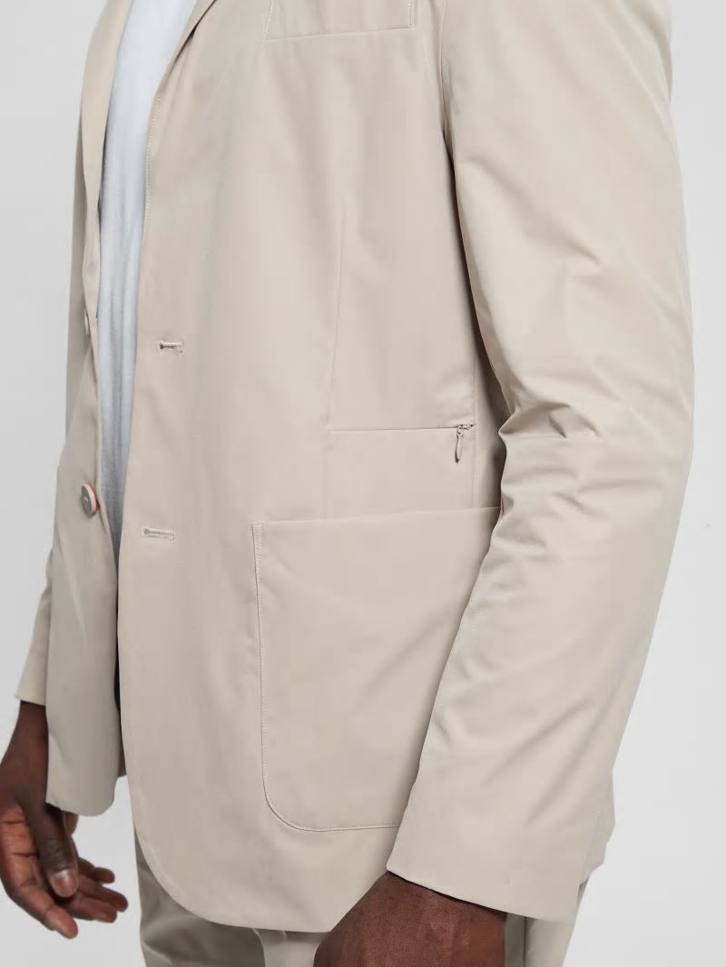 Guess Tech-Stretch Blazer - Pasadena Stone Guess Tech-Stretch Blazer - Pasadena Stone