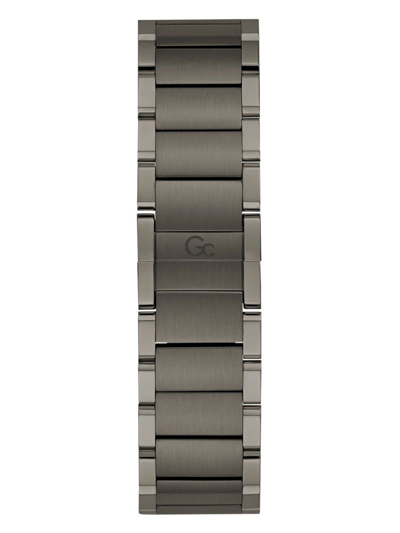 Guess Gc Dark Silver and Light Blue Analog Watch - Grey Guess Gc Dark Silver and Light Blue Analog Watch - Grey