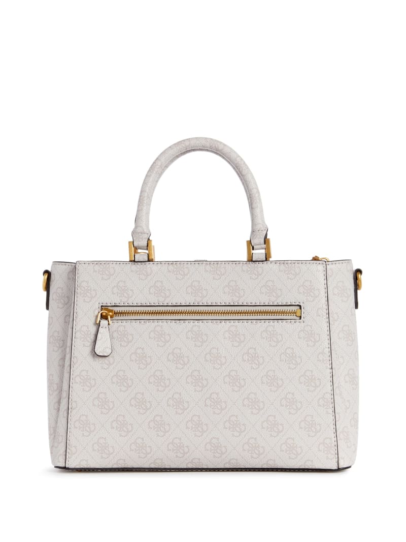 Guess James Quattro G Girlfriend Satchel - Dove Logo Guess James Quattro G Girlfriend Satchel - Dove Logo