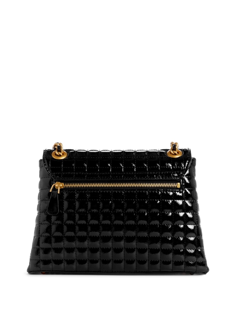 Guess Tia Convertible Crossbody - Black Floral Print Guess Tia Convertible Crossbody - Black Floral Print